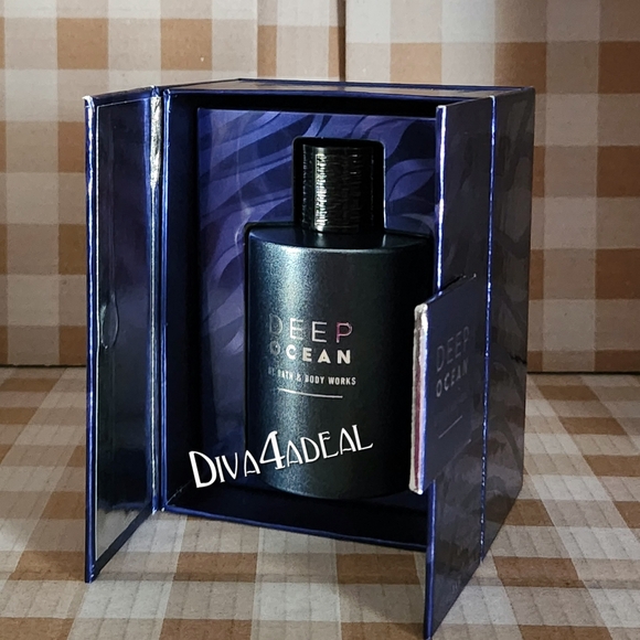Bath & Body Works DEEP OCEAN Men’s 3.4 FL OZ EDP & .23 FL OZ Mini/Travel EDP - Picture 2 of 5
